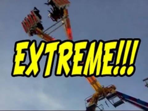 EXTREME!! The most dangerous carousel in the world (with reactions)