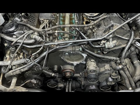 ТО BMW E65 или что-то большее. Течь из развала блока N62 и замена масла в коробке.