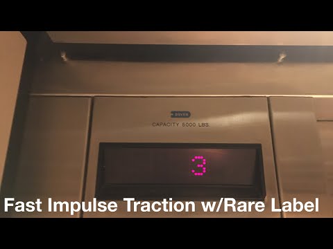 Rare Label/SP! Fast Dover Traction Elevators @ Ascension Columbia St. Mary's Hospital in Mequon, WI