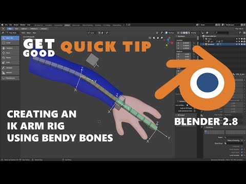 Creating an IK Arm Rig Using Bendy Bones