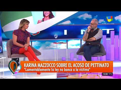 Karina Mazzocco: "Me sentí aliviada cuando denuncié a Pettinato"