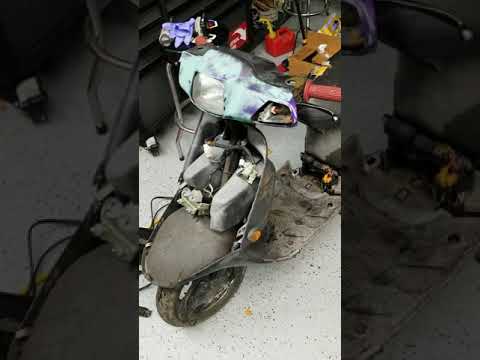 Thumbnail for 1998 Honda Elite S sa50p Barn Find (1st look) by Honda e, Honda Elite