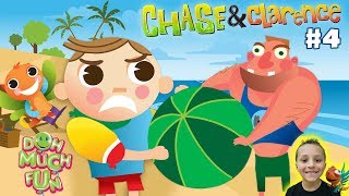 Chase & Clarence: BEACH BULLY BREAKS BOUNCY BALL | DOH MUCH FUN Animated Shorts #4