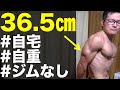 本当に腕を太くする自重筋トレ!ジム行かず自宅でトレーニングしています