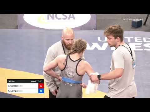 50 Kg Rr Rnd 1 - Erin Golston, New York Athletic Club Vs Alyssa Lampe, Sunkist Kids Wrestling Club