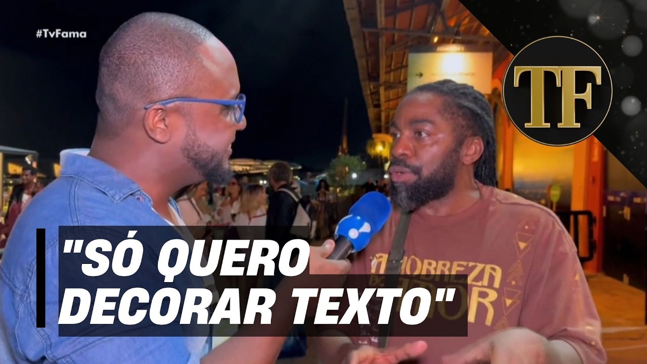 Tired of being behind the scenes? Lázaro Ramos reveals: 'My goal is to return to acting.'