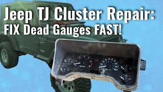 🚨 Jeep TJ Cluster Repair: FIX Your Dead Gauges FAST! (Easy DIY)