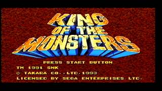 Sega Megadrive - King of the Monsters