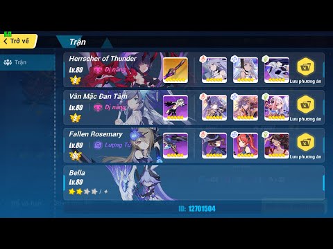 [HI3 SEA] - [Red Lotus Exalted] Tonatiuh (D330) 763 Pts - HOT AE FR(SS) Bella(2*)