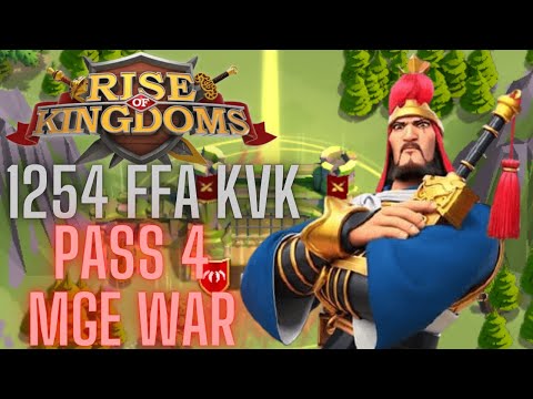 F2P 1254 PASS 4 MGE FIGHTING & Barb Grinding... Heroic Anthem FFA KvK | Rise of Kingdoms (LAST DAY)