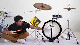 Video thumbnail for The SMALLEST drum kit in the world! by Alejandro Sifuentes