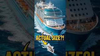 How Small Was Titanic? 😱 Actual Scale vs Icon of the Seas #shorts #ocean