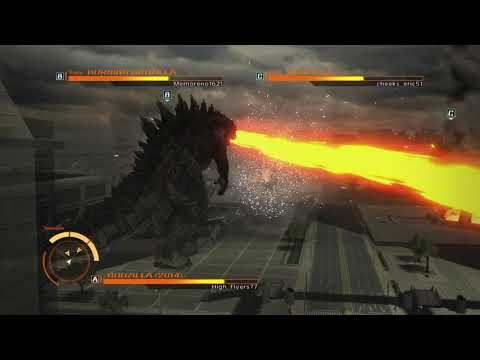 GODZILLA PS4: Godzilla 2014 vs Burning Godzilla and Heisei Godzilla