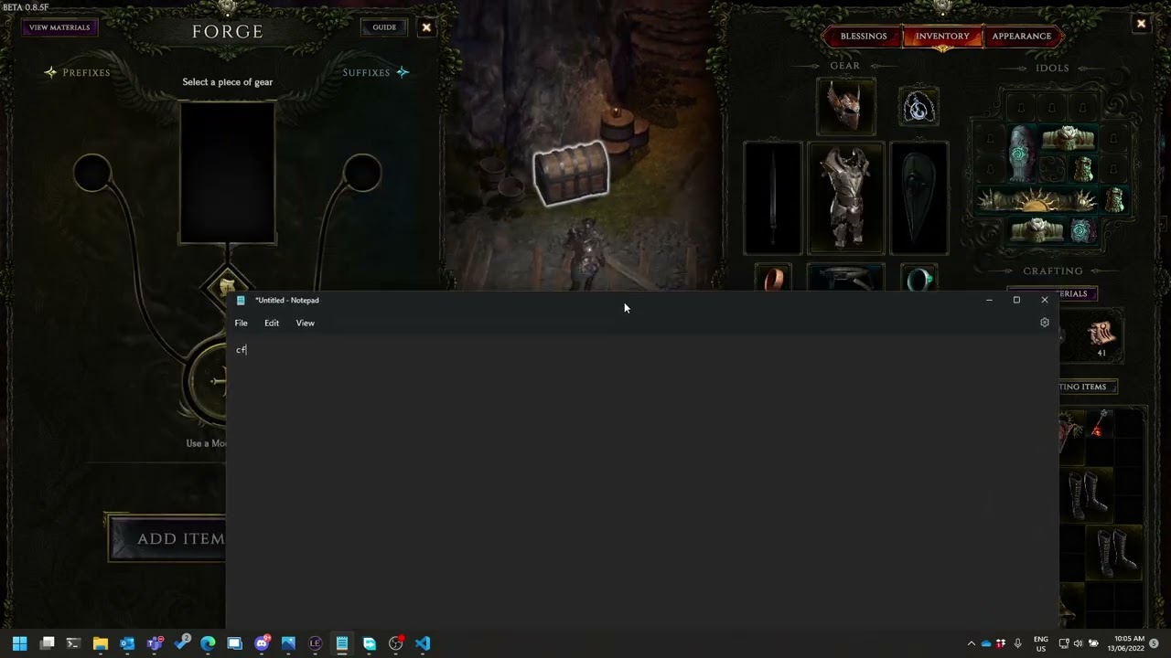 Last Epoch game focus bug