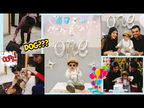 Surprised my family with my pet DOG | Keyaan's Ist birthday 🎂 #vlog #dog #goldenretriever
