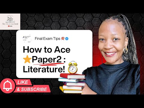 English FAL Paper 2 Final Examination tips