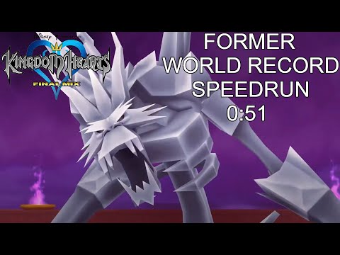 KH FM [Proud Mode] Ice Titan Speedrun 0:51 [FORMER WORLD RECORD]