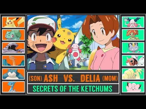 Ash vs. Delia Ketchum (Son vs. Mom) - Secrets of the Ketchums #1 - Pokémon Sun/Moon