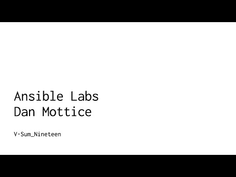 Ansible Labs technical briefing thumbnail