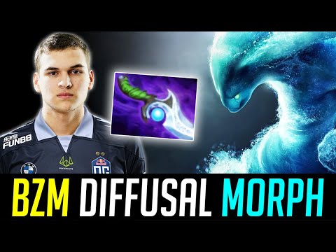 OG.bzm First Build DIFFUSAL BLADE on MORPHLING DOTA 2