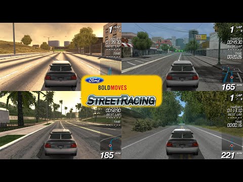 Ford Bold Moves Street Racing (PSP) - Every Race Track