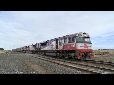 1MA9 SCT Mixed Freight Train Quickly Approaches Gheringhap (19/11/2023)- PoathTV Australian Railways