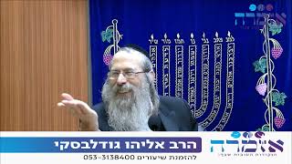 הרב אליהו גודלבסקי | בשיעורו המרתק - קדושת הרצון - מעלת הרצון