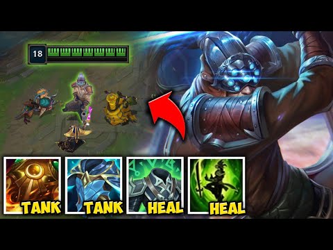 WHEN MASTER YI BUILDS FULL TANK AND IS UNKILLABLE (THIS IS UNFAIR) - League of Legends