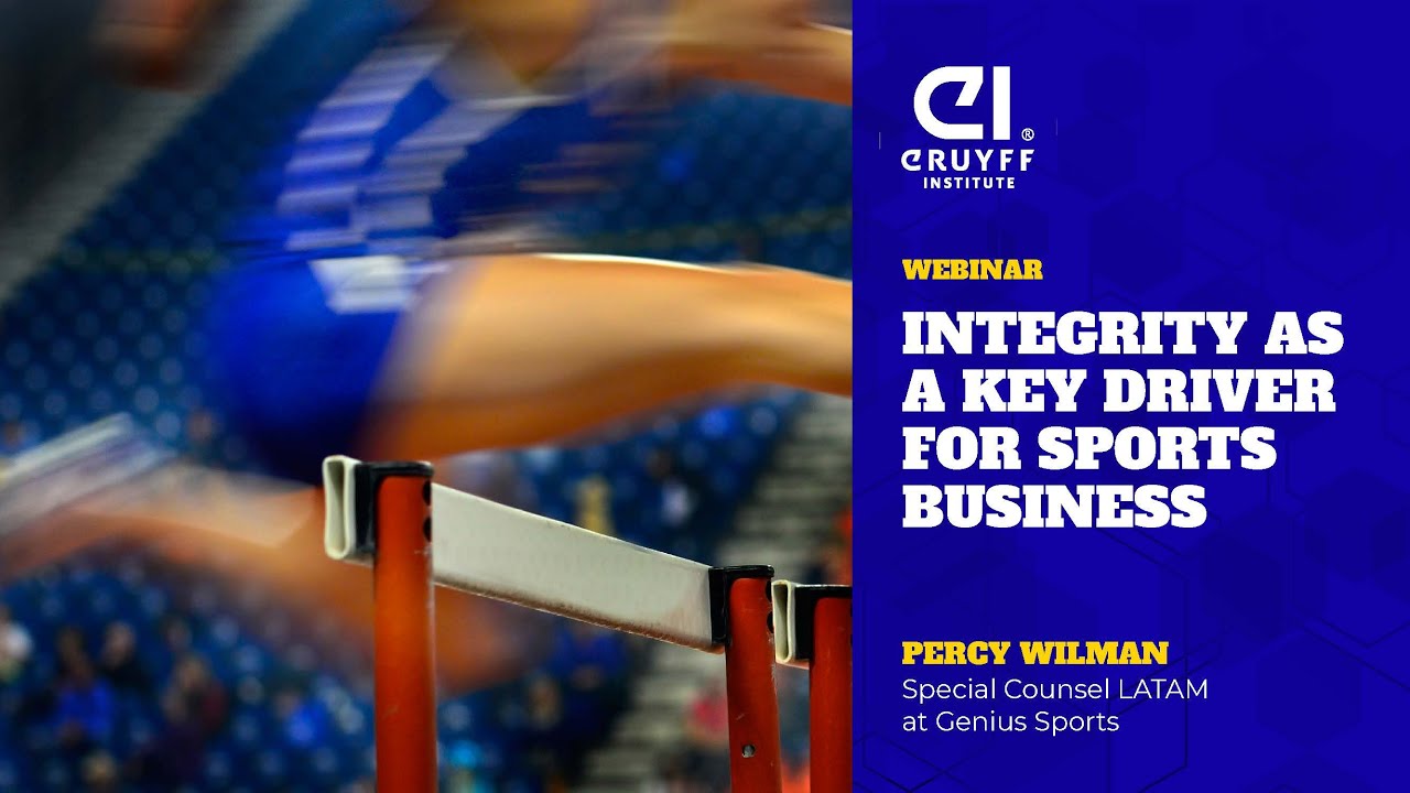 Free webinar: Integrity as a key driver for sports business