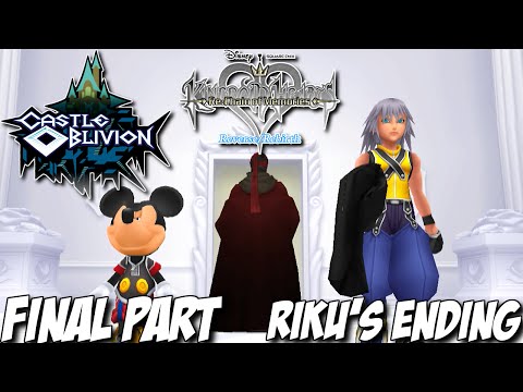Kingdom Hearts Re: Chain of Memories Gameplay Walkthrough Part 38 - Castle Oblivion - Riku's Ending