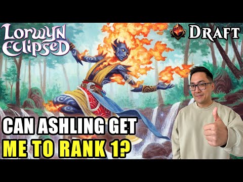 Going For Rank 1 With Ashling, Eclipsed! | Lorwyn Eclipsed Draft | Mythic Rank 4 | MTG Arena