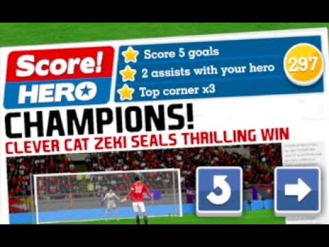 Score Hero Level 297 (3 Stars) Walkthrough - Manchester United vs Bayern Munich