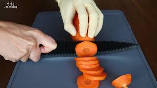 당근 썰기 ASMR, carrot cutting sound asmr/젠엔콩