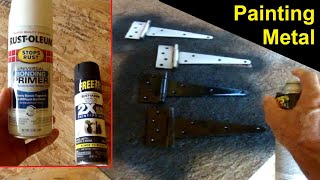 How to Paint Bare Metal to Last for Years (Rust-Oleum) - No Chipping or Pealing