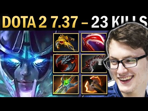 Phantom Assassin Dota 7.37 Miracle with Abyssal and 23 Kills - TI13
