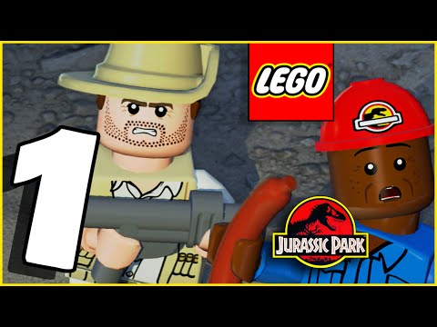 LEGO Jurassic World: Part 1 - Prologue Raptor Sausage! (Co-Op Gameplay)