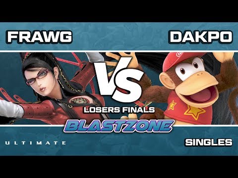 PSG Blastzone: TLOC | Dakpo (Diddy Kong) vs Frawg (Bayonetta/Donkey Kong) - Losers Finals