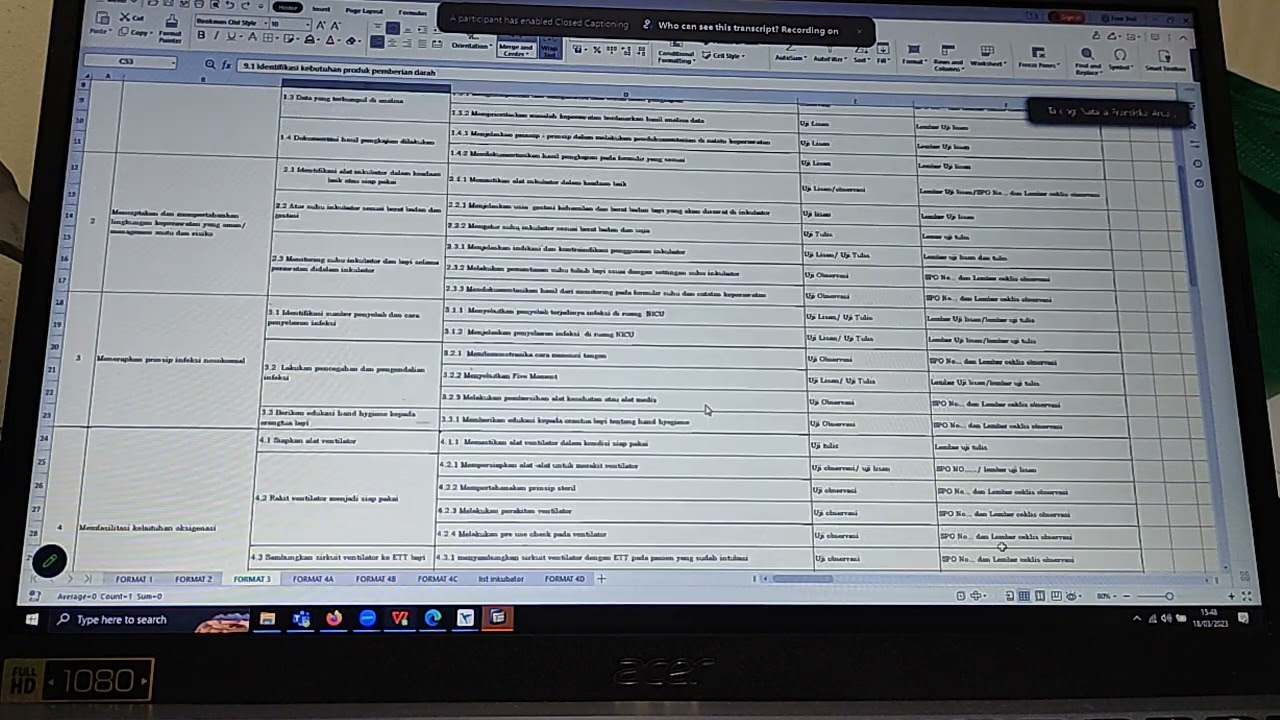 Contoh 12 kompetensi NICU PK 3 - Asesor Keperawatan #picu #nicu #icu #perawat #bamsabigail