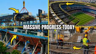 Camp Nou Is Changing Fast! Major Roof, Facade & Stadium Progress Revealed