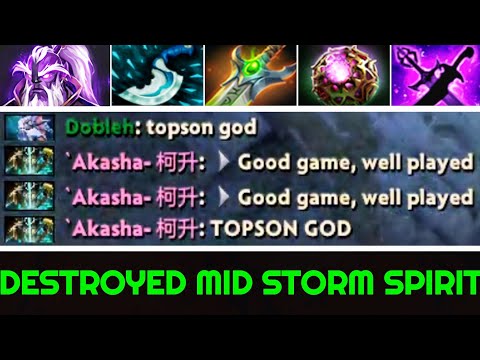 Topson [Void Spirit] Pro Counter Plays Destroyed Mid Storm Spirit 7.23 Dota 2