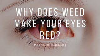 Why Does Weed Make Your Eyes Red and How to fix Red Eyes from THC