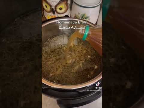 Homemade Bone Broth #bonebroth #instantpot #chicken...