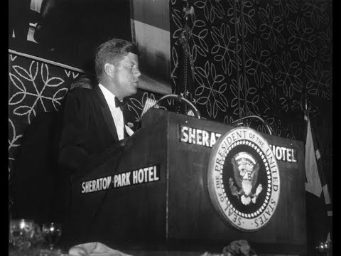 April 27, 1962 - President John F. Kennedy at White House Correspondents and Photographers Dinner