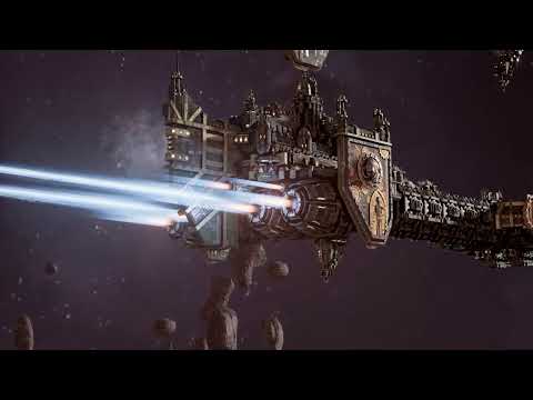 Dark Angels vs Orks with a Space Hulk! Heroic Difficulty, Elite Mode - Battlefleet Gothic Armada