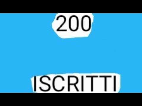 Speciale 200 iscritti.