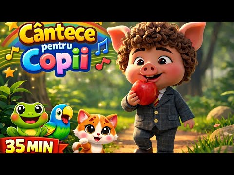 Colaj cântece pentru Copii 🐷🐸 34 MIN | Porcușorul Nicușor, În pădurea cu alune, Am la țară la bunici