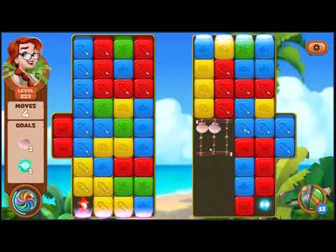 Lost Island Blast Adventure Level 825 - NO BOOSTERS 🏝️ | SKILLGAMING ✔️