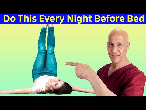 1 Inversion Wall Pose You Should Do Every Night Before Bed | Dr. Mandell
