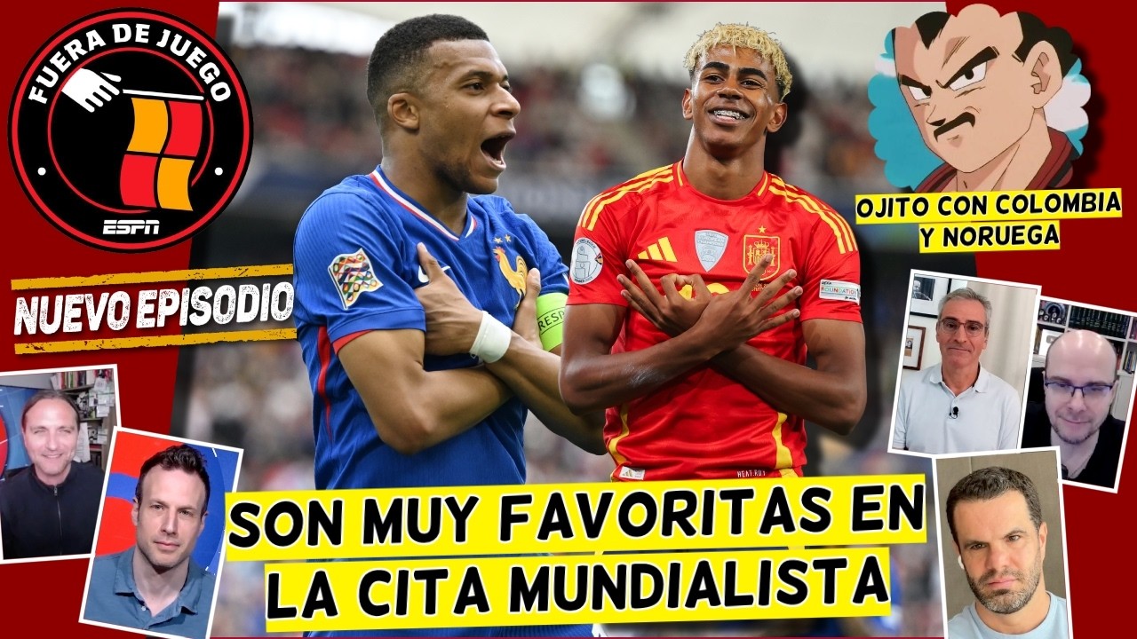 FRANCIA Y ESPAÑA, MUY FAVORITAS en la COPA. BRASIL Y ARGENTINA van a DECEPCIONAR | Fuera de Juego