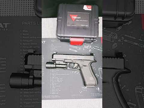 Trijicon Suppressor Hight Night Sights (Mounting plate for SRO OTW).. #G47 #GLOCKTOBER #viral #edc